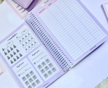 Agenda Flor lila(PREVENTA)